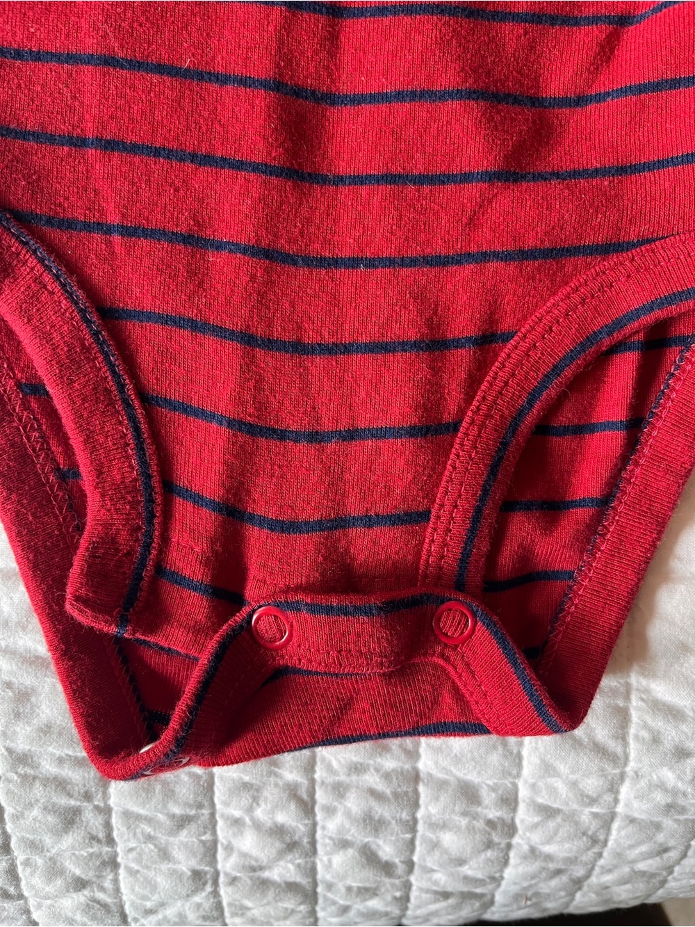 Carter's Red & Navy Striped and Graphic Set 6m - Picture 4 of 4